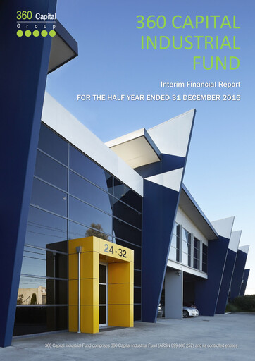 Thumbnail Centuria Industrial REIT Financial Report 2016-h1
