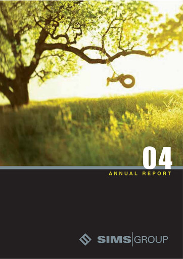 Miniature Sims Limited Rapport annuel 2003-2004