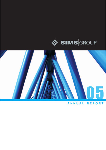 Miniature Sims Limited Rapport annuel 2004-2005