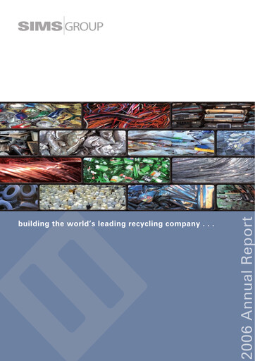 Miniature Sims Limited Rapport annuel 2005-2006