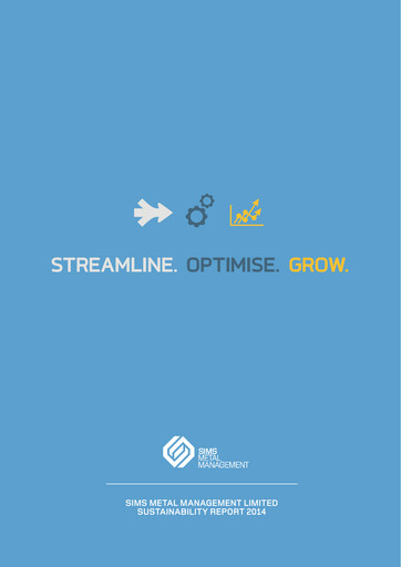 Miniature Sims Limited Rapport de durabilité 2013-2014