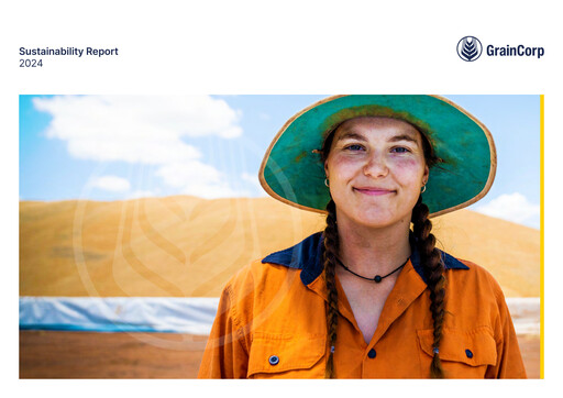 Thumbnail GrainCorp Sustainability Report 2024