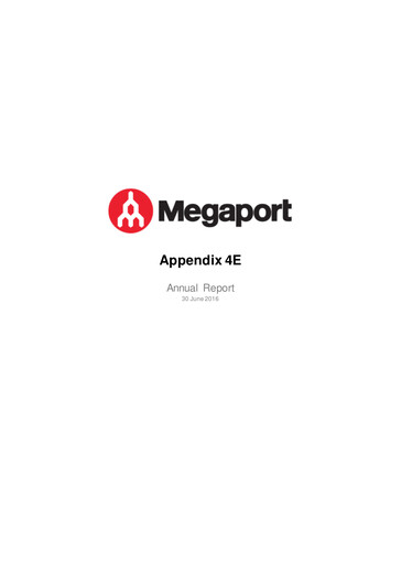 Thumbnail Megaport Limited Annual Report 2016