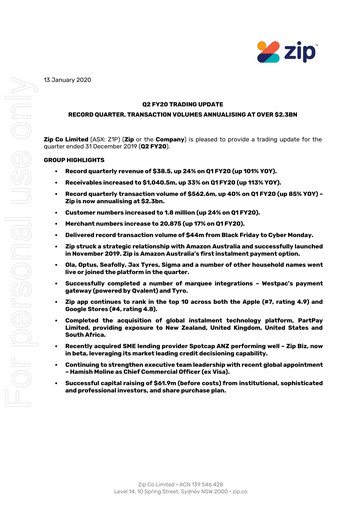 Thumbnail Zip Co Quarterly Report 2020-q2