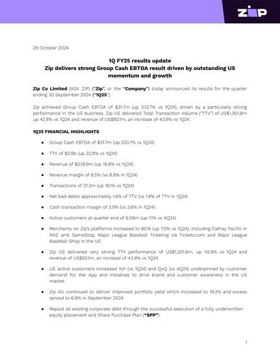 Thumbnail Zip Co Quarterly Report 2025-q1