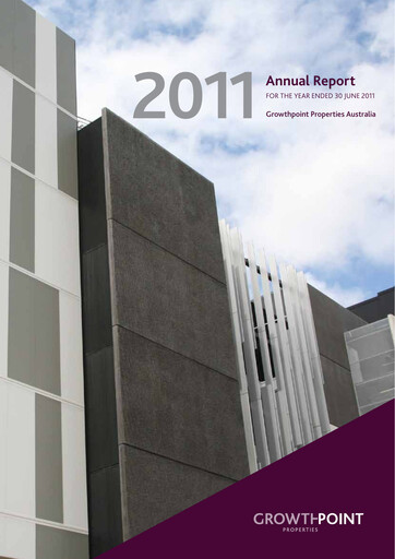 Thumbnail Growthpoint Properties Australia Annual Report 2011