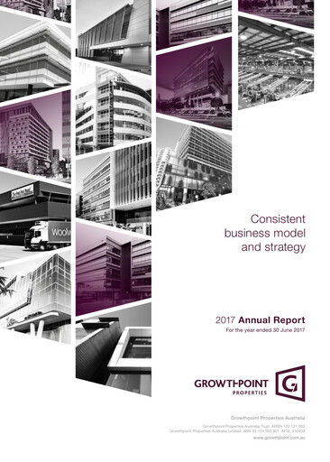 Thumbnail Growthpoint Properties Australia Annual Report 2017