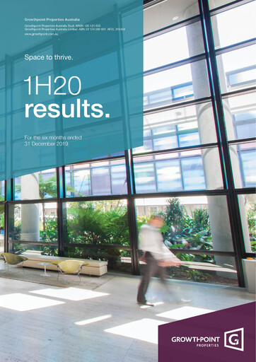 Thumbnail Growthpoint Properties Australia Half-year Report 2020-h1