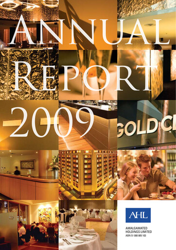Thumbnail EVT Limited Annual Report 2009