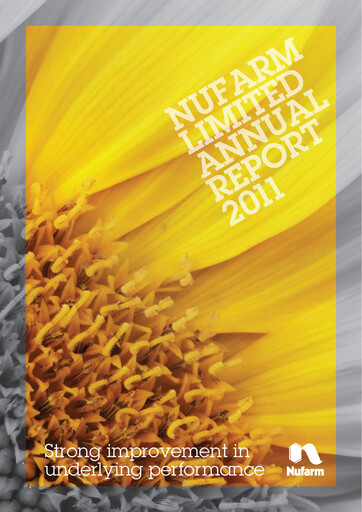 Vorschaubild Nufarm Jahresbericht 2011