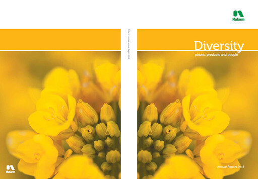 Vorschaubild Nufarm Jahresbericht 2013