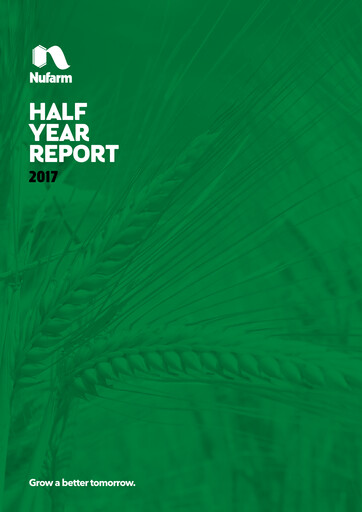 Vorschaubild Nufarm Halbjahresbericht 2017-h1