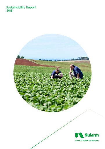 Vorschaubild Nufarm Nachhaltigkeitsbericht 2018