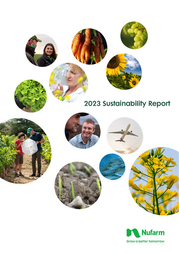 Vorschaubild Nufarm Nachhaltigkeitsbericht 2023