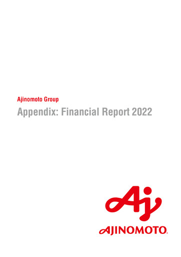 Thumbnail Ajinomoto
 Financial Report 2022