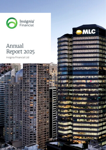 Thumbnail Insignia Financial (IOOF) Annual Report 2025