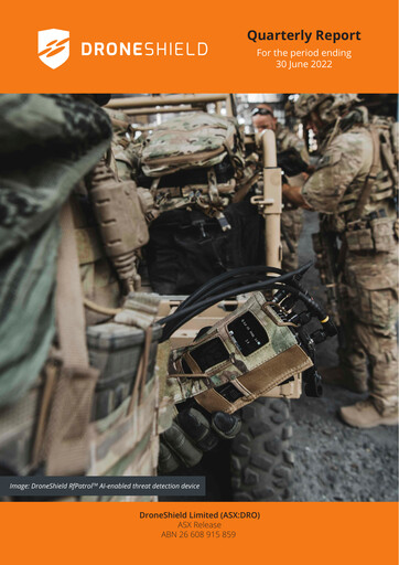 Thumbnail DroneShield Quarterly Report 2022-q2