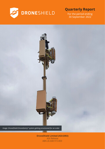 Thumbnail DroneShield Quarterly Report 2022-q3