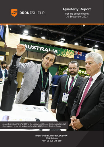 Thumbnail DroneShield Quarterly Report 2023-q3