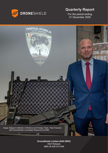 Thumbnail DroneShield Quarterly Report 2025-q4