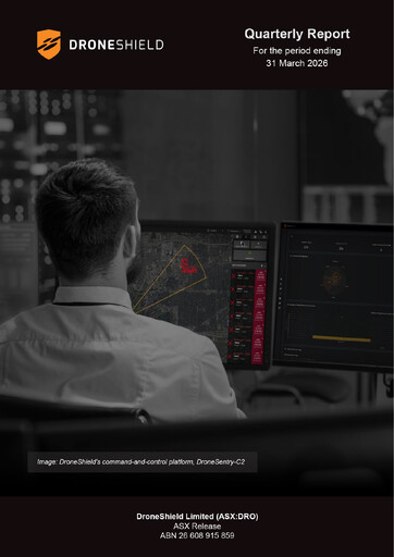 Thumbnail DroneShield Quarterly Report 2026-q1