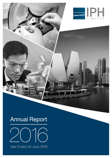 Thumbnail IPH Limited Annual Report 2016