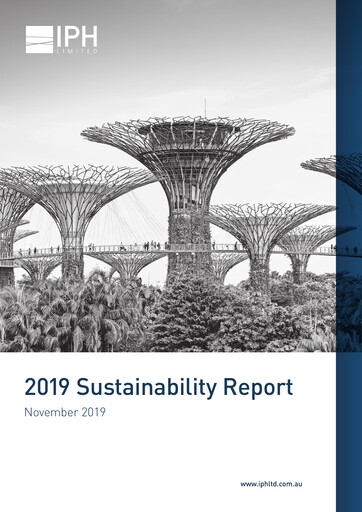 Thumbnail IPH Limited Sustainability Report 2019