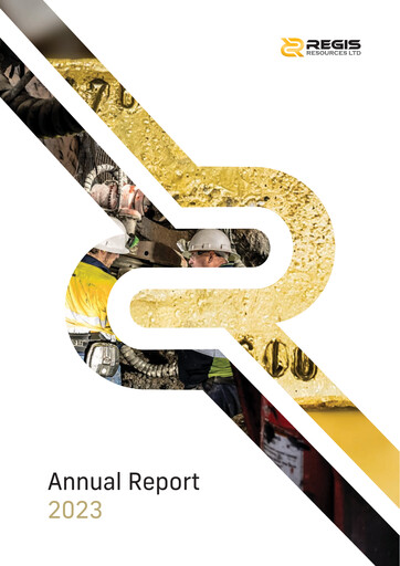 Thumbnail Regis Resources Annual Report 2023
