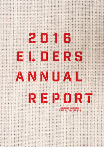 Miniature Elders Limited Rapport annuel 2016