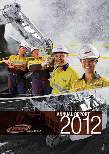 Thumbnail NRW Holdings Limited Annual Report 2012