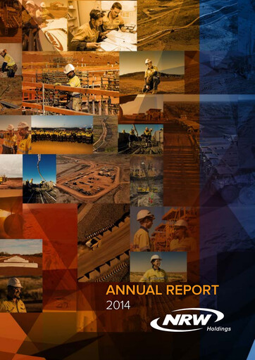 Thumbnail NRW Holdings Limited Annual Report 2014