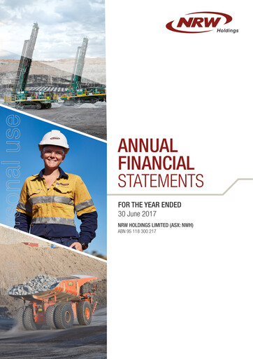 Thumbnail NRW Holdings Limited Financial Statement 2017