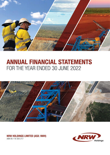 Thumbnail NRW Holdings Limited Financial Statement 2022