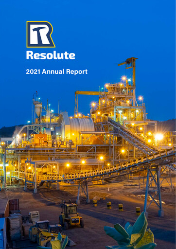 Thumbnail Resolute Mining Annual Report 2021