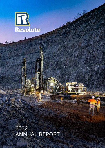 Thumbnail Resolute Mining Annual Report 2022