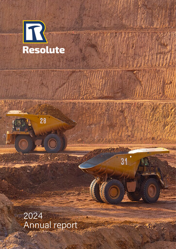 Thumbnail Resolute Mining Annual Report 2024