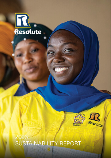 Miniature Resolute Mining Rapport de durabilité 2023