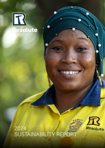 Miniature Resolute Mining Rapport de durabilité 2024