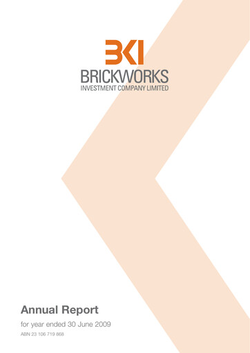 Miniature BKI Investment Company Rapport annuel 2009