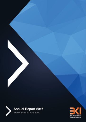 Miniature BKI Investment Company Rapport annuel 2016
