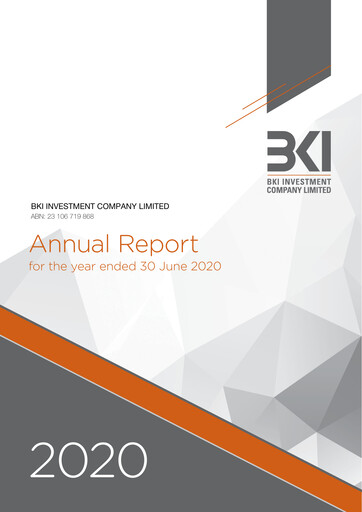 Miniature BKI Investment Company Rapport annuel 2020