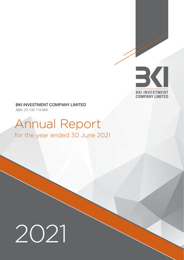 Miniature BKI Investment Company Rapport annuel 2021