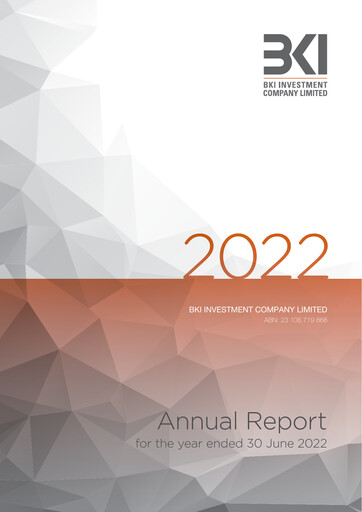 Miniature BKI Investment Company Rapport annuel 2022