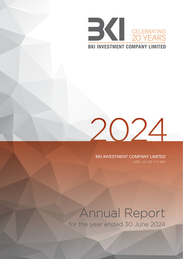 Miniature BKI Investment Company Rapport annuel 2024