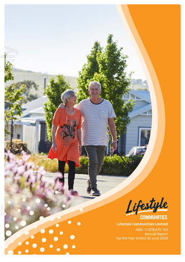 Thumbnail Lifestyle Communities Limited Annual Report 2020