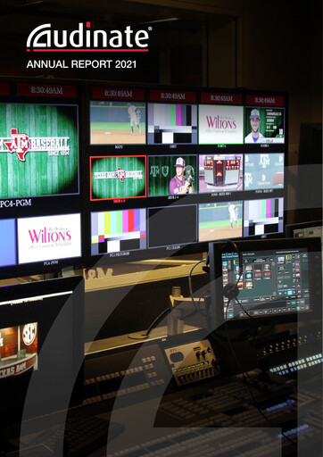 Miniature Audinate Group Rapport annuel 2021