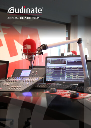 Miniature Audinate Group Rapport annuel 2022