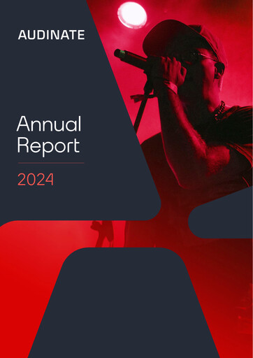 Miniature Audinate Group Rapport annuel 2024