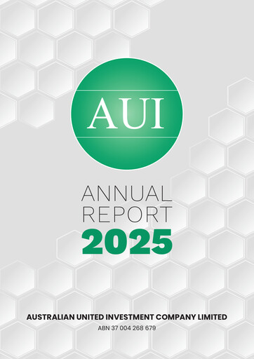 Miniature Australian United Investment Company Rapport annuel 2025