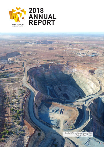 Thumbnail Westgold Resources Limited Annual Report 2018